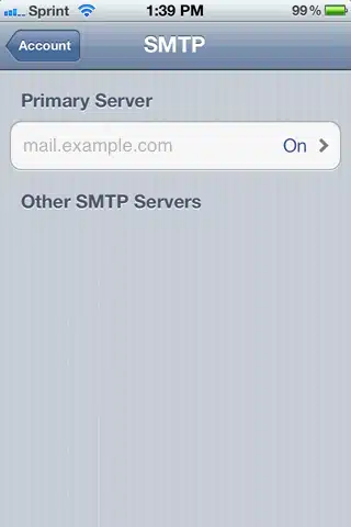 iPhone IMAP Mailbox Setup Instructions