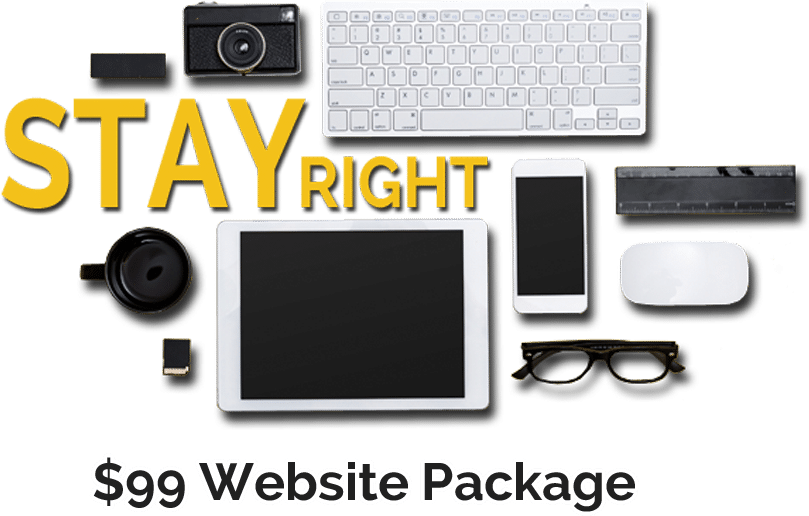 STAY RIGHT $99 LAW FIRM WEBSITE PACKAGE