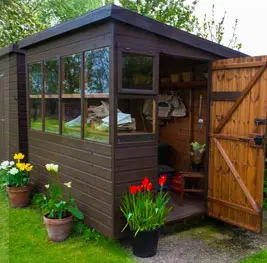 storage shed for the backyard of your home