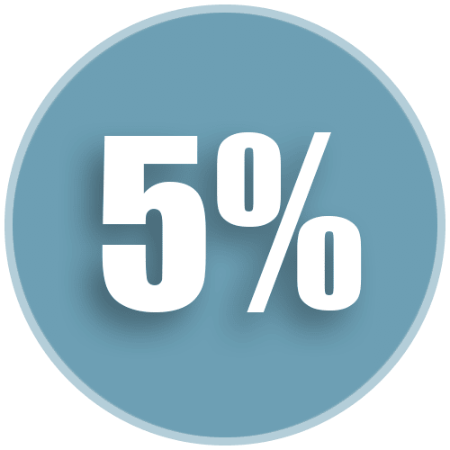 5%