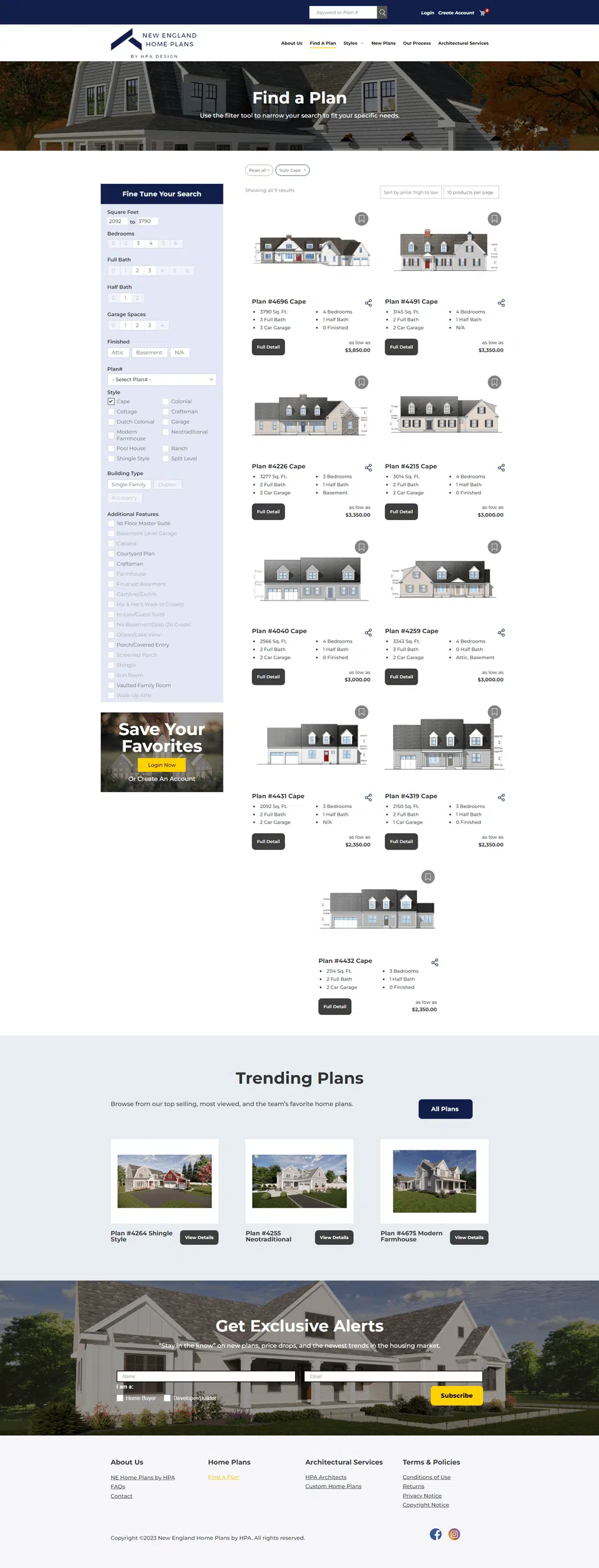 new england home plans