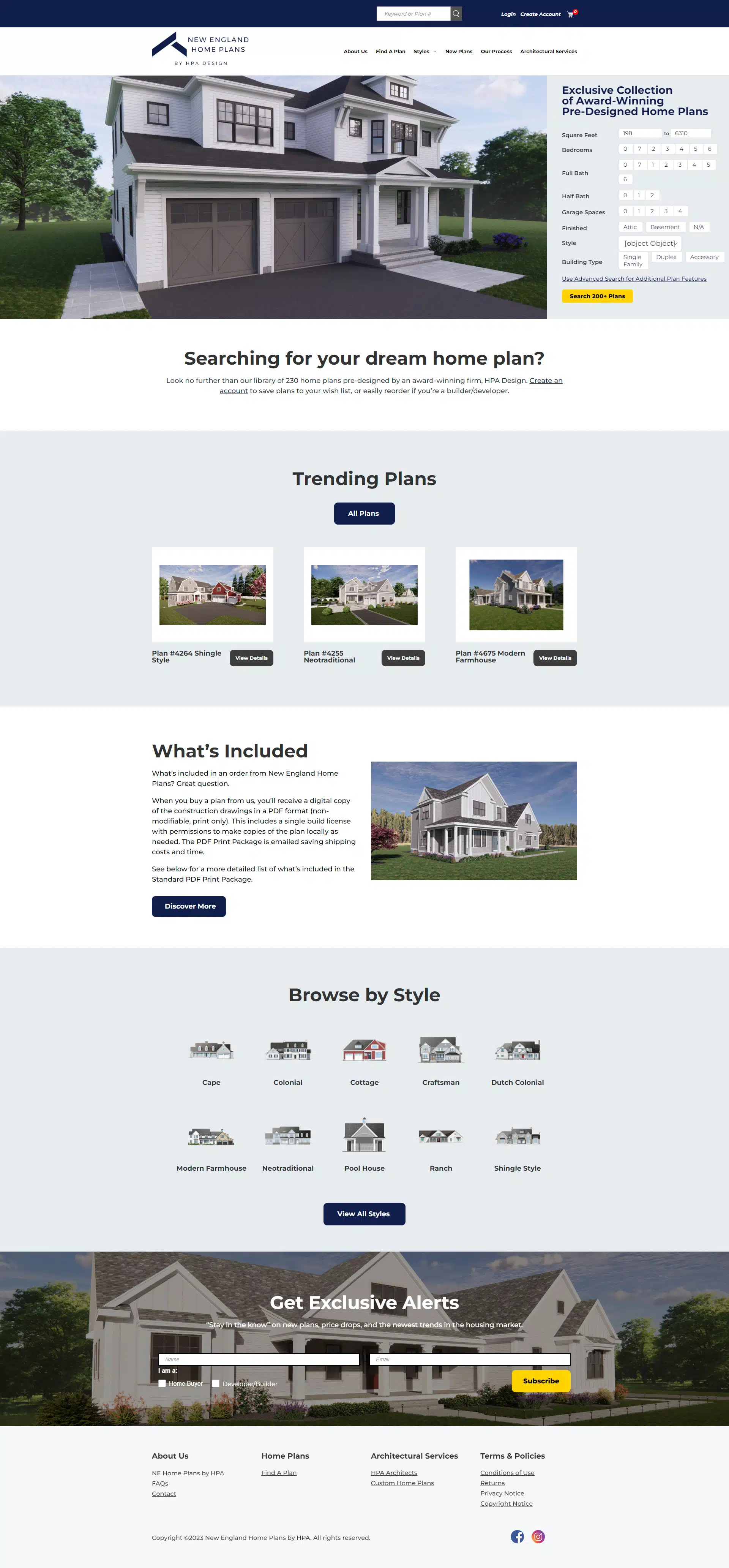 nehomeplans-desktop New England Home Plans