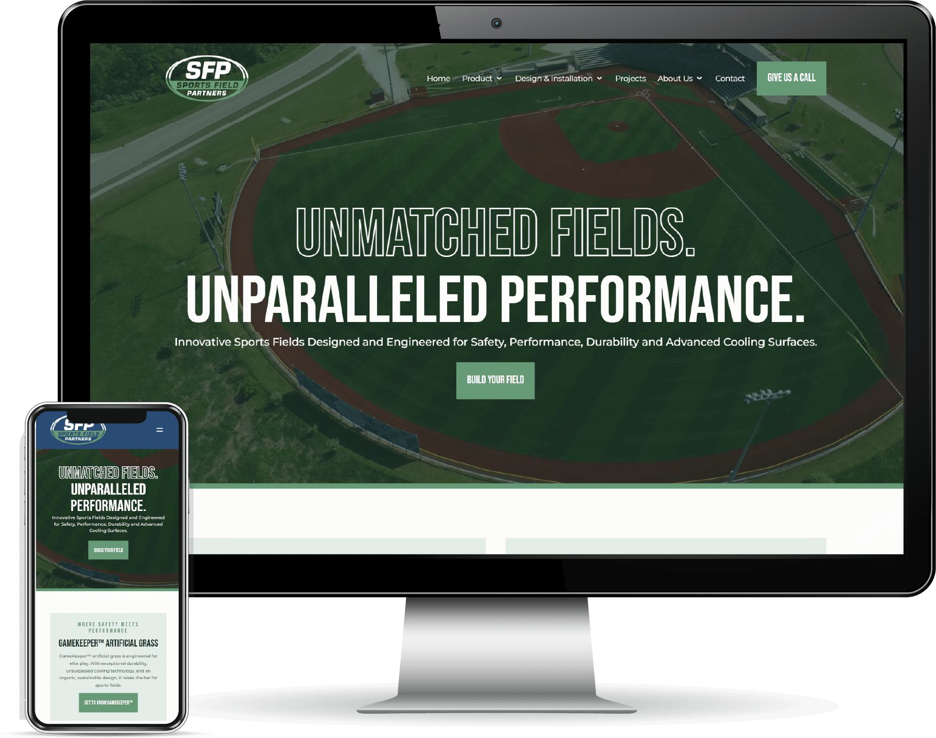 sportsfield mockup